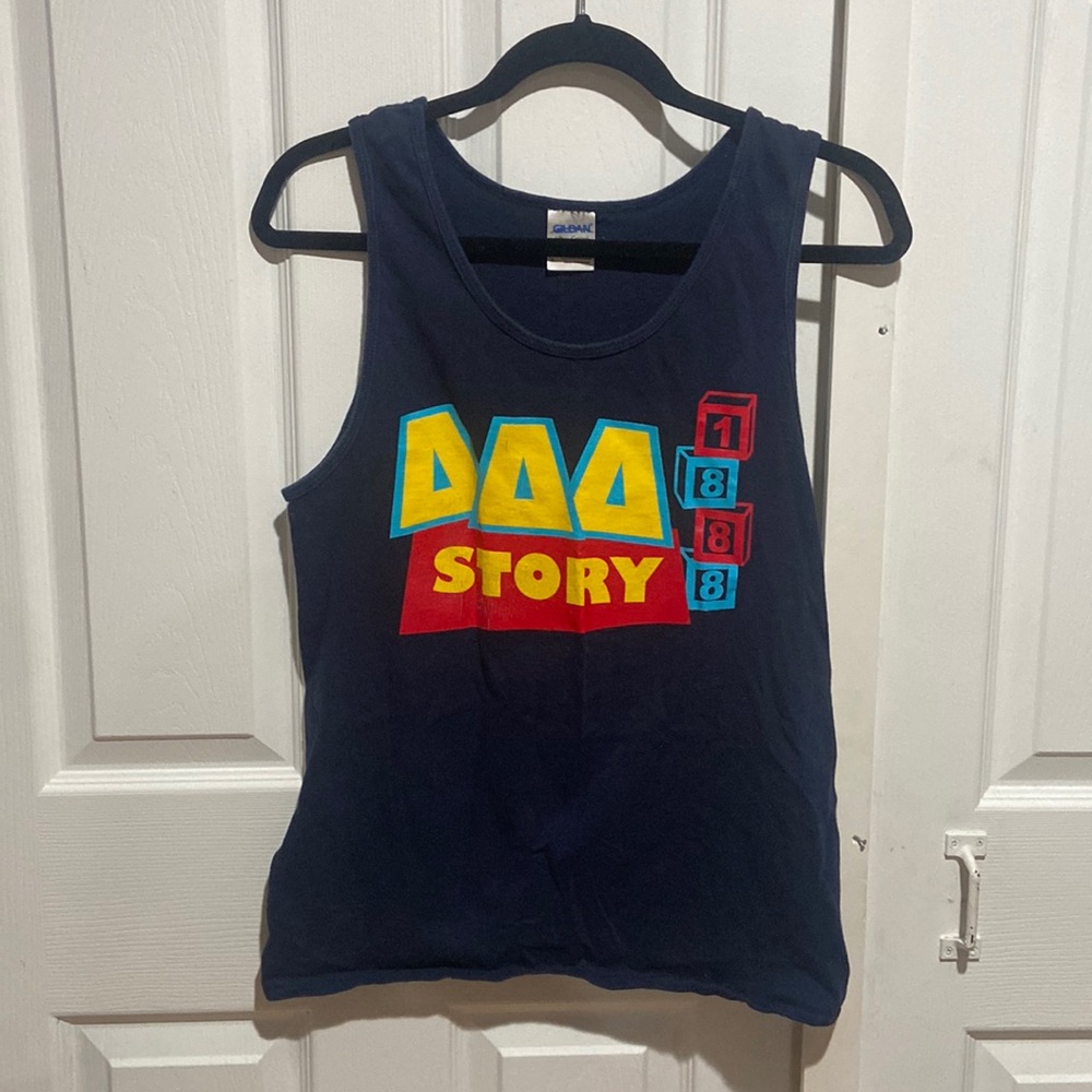 TRIDELTA 1888 Toy Story navy blue tank top St.Jude’s